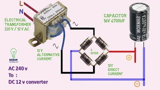 AC 240v to DC 12v converter [upl. by Perren]