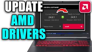 How To Update AMD Graphics Drivers  Easy Guide [upl. by Caine214]