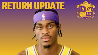 Jarred Vanderbilt Lakers RETURN Update [upl. by Dam]