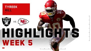 Tyreek Hill Highlights vs Raiders  NFL 2020 [upl. by Anisah]