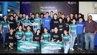 Premian a estudiantes de la UNANManagua por su participación en el Hackathon Nicaragua 2024 [upl. by Maillij]