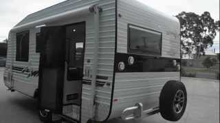 Billabong Eagle Bay 16 New 2012 model by One Stop Caravan Shop Melbourne 0393037450 AVI [upl. by Eirene920]