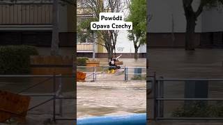 Powódź Opava Czechy shorts funnyshorts funnyvideo flood powódź flooding floods funny fun [upl. by Iret]