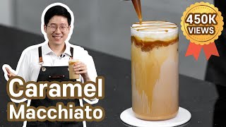 The best Iced Caramel Macchiato  Obviously better than Starbucks [upl. by Normand]