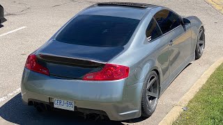 G35 Motordyne New Mods Carbon Fibre trunk  Chargespeed bumper  Update walkaround  Full Repaint [upl. by Anihsak]