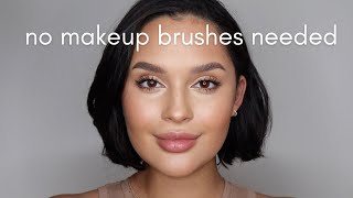 everyday makeup using no brushes [upl. by Leigha577]