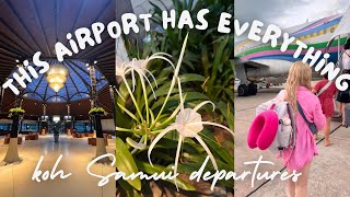 Worlds Best Airport  Koh Samui Thailand [upl. by Mirella]