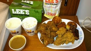 Lees Famous Recipe Chicken Review  Midwest Fried Chicken [upl. by Ridinger]