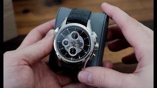 Hamilton Jazzmaster Rattrapante  WatchReviewBlogcom [upl. by Snahc800]