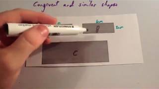 Congruent Similar Shapes  Corbettmaths [upl. by Eniretak]