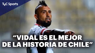 ARTURO VIDAL CALENTÓ LA COPA LIBERTADORES 🔥 quotTENGO MÁS TÍTULOS QUE CUALQUIER JUGADOR DE RIVERquot ⚽ [upl. by Giulia789]