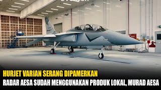 Hurjet Varian Serang Dipamerkan Sudah Menggunakan AESA Produk Dalam Negeri [upl. by Aldon]