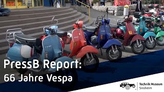 PressB Report 66 Jahre Vespa [upl. by Hsetim]