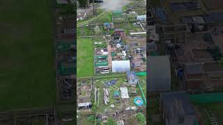 How Amazing Do Allotments Look From Above 🌱✨ allotment garden drone [upl. by Hebert387]