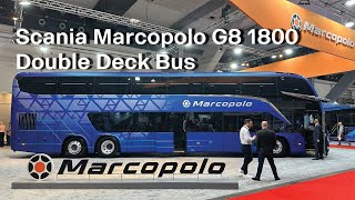 Scania Marcopolo G8 Double Deck Bus  Busworld 2023 [upl. by Benis]