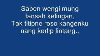 Nitip Kangen Lirik [upl. by Cirilla]