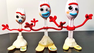 Toy Story 4 Disney Store Forky Review [upl. by Atina577]