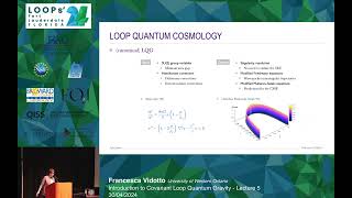 Francesca Vidotto Covariant Loop Quantum Gravity  Lecture 5  Loops24 Summer School [upl. by Neyugn106]