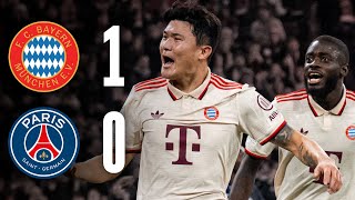 Minjae Kim with debut goal to win at home  FC Bayern  PSG 10  Highlights Champions League [upl. by Kloman]