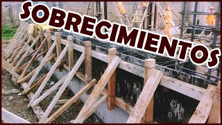 SOBRECIMIENTOS ¿Qué son ¿Dónde se emplea PROCESO CONSTRUCTIVO [upl. by Rosalynd60]