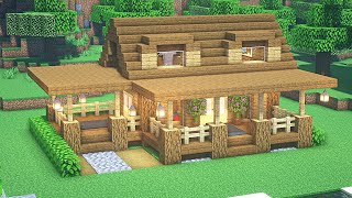 Minecraft Survival House Tutorial 2  Minecraft Builds [upl. by Aural]