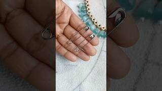 Amezing 😱😳😳MiNi SAFETY PIN Earrings diy earringsearrings makingshortvideo ViralShortsyoutube [upl. by Schuman]