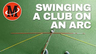 Swinging A Club On An Arc  Malaska Golf [upl. by Akierdna]