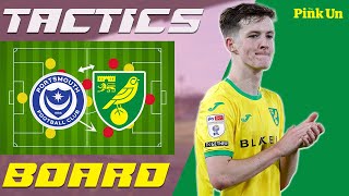 Time to go direct  Tactics Board S2E20  Portsmouth vs Norwich City  The Pink Un [upl. by Lletnohs20]