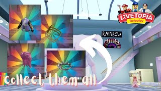 HOW TO COMPLETE ALL TASKS IN RAINBOW HIGH CAMPUS LIVETOPIA UPDATE 79 Livetopia Roleplay Roblox [upl. by Helprin]