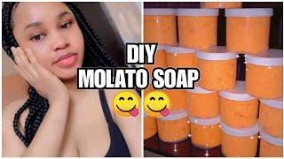 DIY MOLATO SOAP 5DAYS WHITENING SOAP 5dwhitening skinglow clearwhiteskin Mg Organic Skincare [upl. by Salvay]