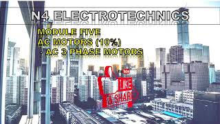 Module 52 ThreePhase AC induction Motors [upl. by Farah]