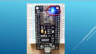 NodeMcu ESP8266 Tutorial A02 Blinking internal LED [upl. by Robbert]