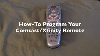 HowTo Program Your ComcastXfinity Remote [upl. by Niple957]