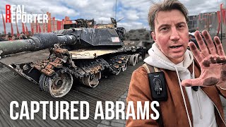 UpClose Look at Captured Abrams and Leopard in Moscow [upl. by Haerdna]