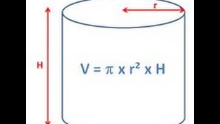 Brevet des collèges  Centres étrangers juin 2016 Ex7  volume dun cylindre  conversion [upl. by Cilegna401]