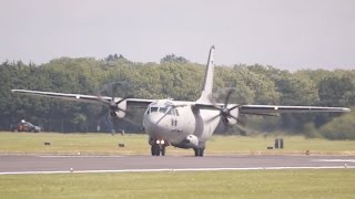 Alenia C27J Spartan Italian Air Force departure at RIAT 2016 AirShow [upl. by Forland]