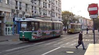 GT4 Iași Tram Tramvai Straßenbahn [upl. by Nnahgaem]