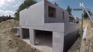 Casa modular de hormigón construida por Hormitech en Las Rozas Madrid [upl. by Orsino987]