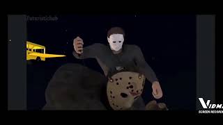 Jason vs Michael Myers Ft baldi sonic Halloween movie [upl. by Schnur]