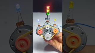 Pulley and belt drive generator ° DC Motor dcmotor generator tech shorts motor [upl. by Beverie]