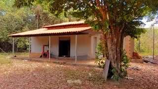 VENDE 55 MIL REAIS CASA COM TERRENO 45X280 CERCADO COM POÇO ARTESIANO EM BACURI BARRAS PIAUÍ [upl. by Culosio]