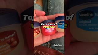 Top 5 uses of vaseline🫧🎀aesthetic beauty vaseline skincare viralvideo glowup [upl. by Ahsinwad862]