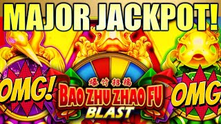 ★MAJOR JACKPOT★ LUCKY NIGHT 2 MAJORS NEW BAO ZHU ZHAO FU BLAST Slot Machine Aristocrat [upl. by Htebesile]