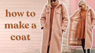 Making Myself Another DREAM Coat the Ultimate Form of SelfCare  How to Make a Coat [upl. by Nonna]