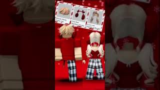 MATCHING CHRISTMAS OUTFITS christmas robloxedit [upl. by Annoya114]