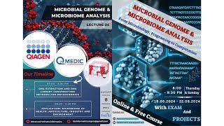 MICROBIAL GENOME amp MICROBIOME ANALYSIS 08082024 [upl. by Aremus]