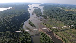 Susquehanna River flight from Harrisburg to the Chesapeake Bay [upl. by Essam76]