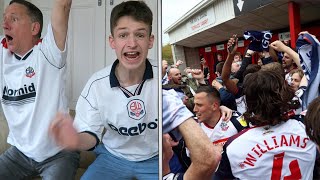 THE MOMENT BOLTON SECURE PROMOTION to LEAGUE ONE vs Crawley [upl. by Rina]