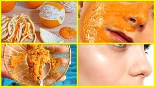 Skin Whitening With Orange Peels Face Pack for Glowing Skin  100 Effective [upl. by Adnesor]