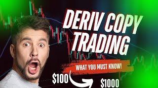 Copy Trading On Deriv CTrader How To Make Money Copy Trading [upl. by Etnaid]